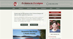 Desktop Screenshot of crimsondesigns.com