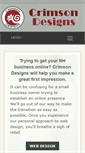 Mobile Screenshot of crimsondesigns.com